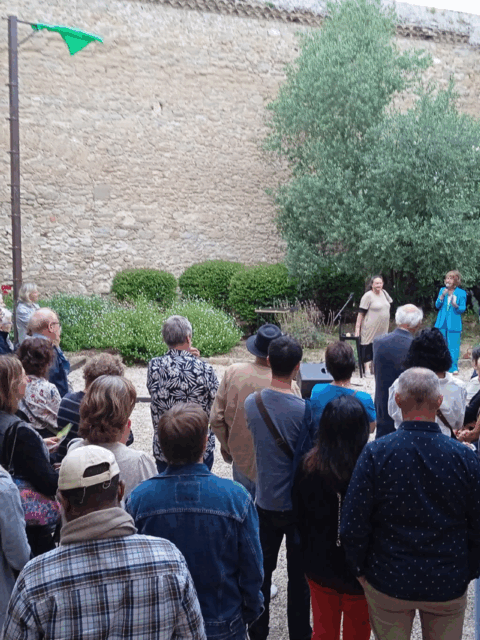 inauguration de l'exposition au présidial 2024