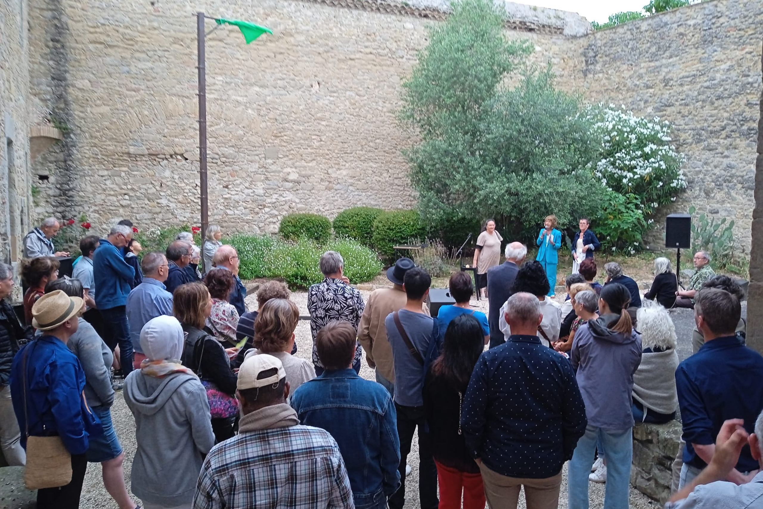 inauguration de l'exposition au présidial 2024
