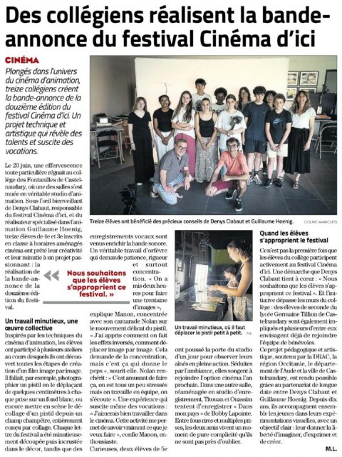 Festival Cinéma d'Ici