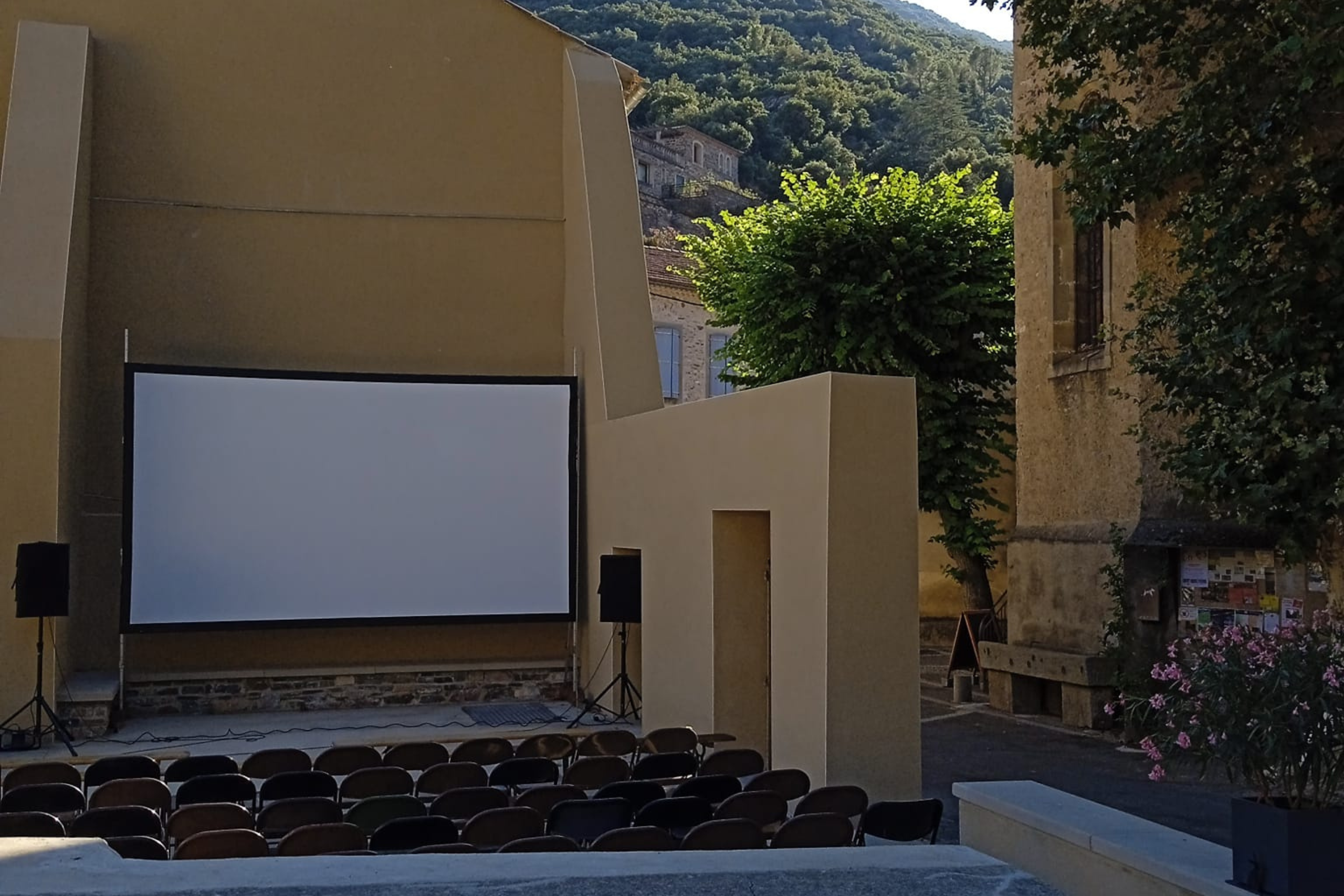 séance cinéma plein air
